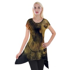 Surreal Steampunk Queen From Fonebook Short Sleeve Side Drop Tunic by 2853937