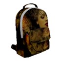 Surreal Steampunk Queen From Fonebook Flap Pocket Backpack (Small) View2