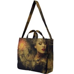 Surreal Steampunk Queen From Fonebook Square Shoulder Tote Bag by 2853937