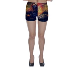 Tiger King In A Fantastic Landscape From Fonebook Skinny Shorts by 2853937