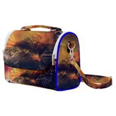 Tiger King In A Fantastic Landscape From Fonebook Satchel Shoulder Bag by 2853937