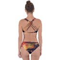 Tiger King In A Fantastic Landscape From Fonebook Criss Cross Bikini Set View2