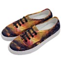 Tiger King In A Fantastic Landscape From Fonebook Women s Classic Low Top Sneakers View2