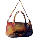 Tiger King In A Fantastic Landscape From Fonebook Removal Strap Handbag View1