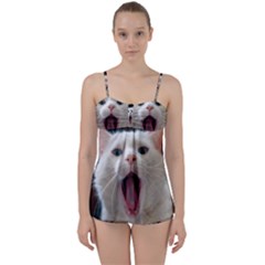 Wow Kitty Cat From Fonebook Babydoll Tankini Set by 2853937