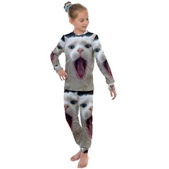 Wow Kitty Cat From Fonebook Kids  Long Sleeve Set  by 2853937