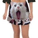 Wow Kitty Cat From Fonebook Fishtail Mini Chiffon Skirt View1