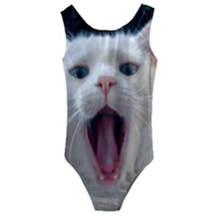 Wow Kitty Cat From Fonebook Kids  Cut-out Back One Piece Swimsuit by 2853937