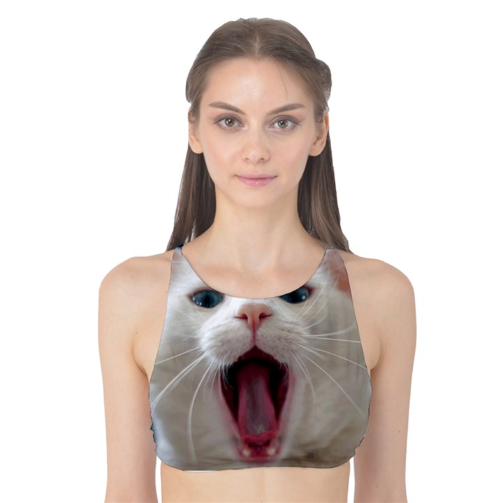 Wow Kitty Cat From Fonebook Tank Bikini Top