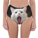 Wow Kitty Cat From Fonebook Reversible High-Waist Bikini Bottoms View1