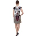 Wow Kitty Cat From Fonebook Drawstring Hooded Dress View2