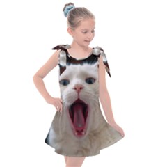 Wow Kitty Cat From Fonebook Kids  Tie Up Tunic Dress by 2853937