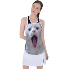 Wow Kitty Cat From Fonebook Racer Back Mesh Tank Top by 2853937