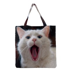 Wow Kitty Cat From Fonebook Grocery Tote Bag by 2853937