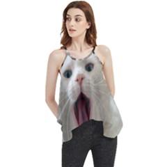 Wow Kitty Cat From Fonebook Flowy Camisole Tank Top by 2853937