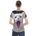 Wow Kitty Cat From Fonebook Short Sleeve Front Detail Top View2