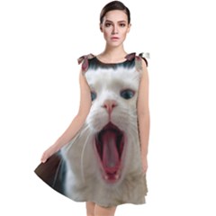 Wow Kitty Cat From Fonebook Tie Up Tunic Dress by 2853937