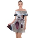 Wow Kitty Cat From Fonebook Off Shoulder Velour Dress View1