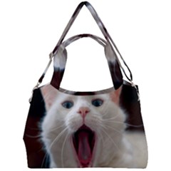 Wow Kitty Cat From Fonebook Double Compartment Shoulder Bag by 2853937