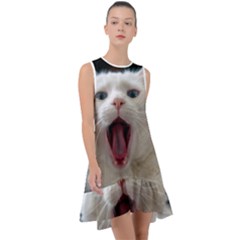 Wow Kitty Cat From Fonebook Frill Swing Dress by 2853937