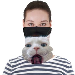 Wow Kitty Cat From Fonebook Face Seamless Bandana (adult)