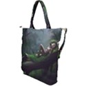 Wooden Child Resting On A Tree From Fonebook Shoulder Tote Bag View2