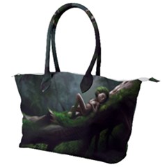 Wooden Child Resting On A Tree From Fonebook Canvas Shoulder Bag by 2853937