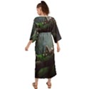 Wooden Child Resting On A Tree From Fonebook Grecian Style  Maxi Dress View2