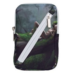 Wooden Child Resting On A Tree From Fonebook Belt Pouch Bag (large) by 2853937