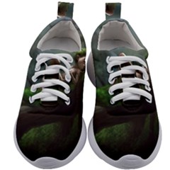 Wooden Child Resting On A Tree From Fonebook Kids Athletic Shoes by 2853937