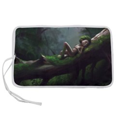 Wooden Child Resting On A Tree From Fonebook Pen Storage Case (l) by 2853937