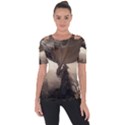 Lord Of The Dragons From Fonebook Shoulder Cut Out Short Sleeve Top View1