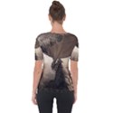 Lord Of The Dragons From Fonebook Shoulder Cut Out Short Sleeve Top View2