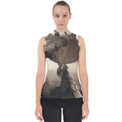 Lord Of The Dragons From Fonebook Mock Neck Shell Top by 2853937