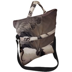 Lord Of The Dragons From Fonebook Fold Over Handle Tote Bag by 2853937