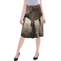 Lord Of The Dragons From Fonebook Midi Beach Skirt by 2853937