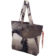 Lord Of The Dragons From Fonebook Drawstring Tote Bag by 2853937