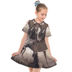 Lord Of The Dragons From Fonebook Kids  Short Sleeve Shirt Dress by 2853937