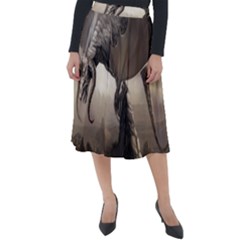 Lord Of The Dragons From Fonebook Classic Velour Midi Skirt  by 2853937