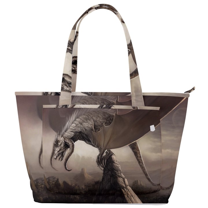 Lord Of The Dragons From Fonebook Back Pocket Shoulder Bag 