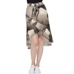 Lord Of The Dragons From Fonebook Frill Hi Low Chiffon Skirt