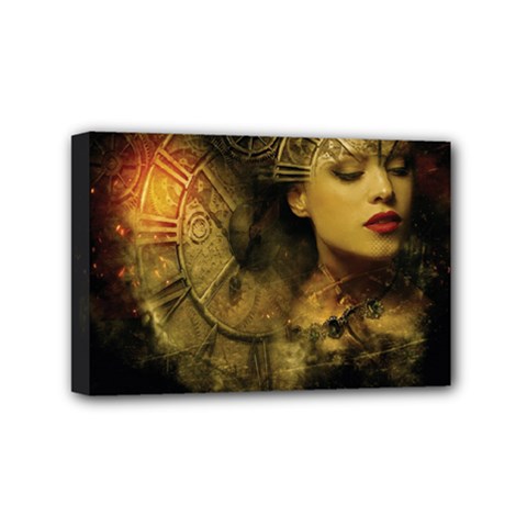 Surreal Steampunk Queen From Fonebook Mini Canvas 6  X 4  (stretched) by 2853937