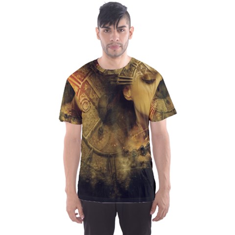 Surreal Steampunk Queen From Fonebook Men s Sport Mesh Tee by 2853937