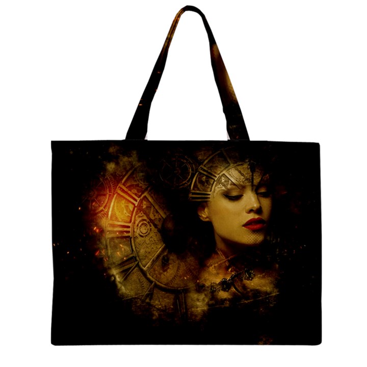 Surreal Steampunk Queen From Fonebook Zipper Mini Tote Bag