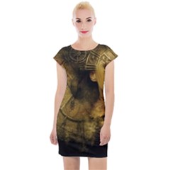 Surreal Steampunk Queen From Fonebook Cap Sleeve Bodycon Dress by 2853937