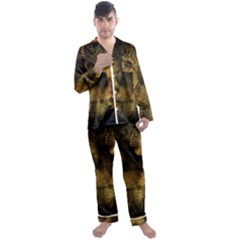 Surreal Steampunk Queen From Fonebook Men s Long Sleeve Satin Pajamas Set by 2853937