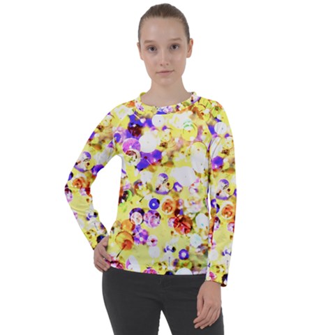 Sequins And Pins Women s Long Sleeve Raglan Tee by essentialimage