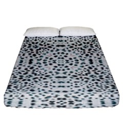 Dots Motif Geometric Print Design Fitted Sheet (king Size) by dflcprintsclothing