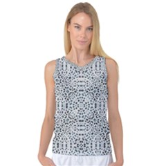 Dots Motif Geometric Print Design Women s Basketball Tank Top