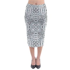 Dots Motif Geometric Print Design Midi Pencil Skirt by dflcprintsclothing